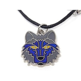 Cornelissen Mood Necklace with Wax Cord - Wolf Head