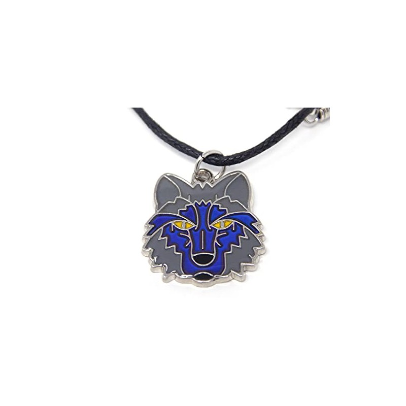 Cornelissen Mood Necklace with Wax Cord - Wolf Head