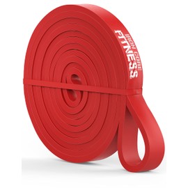Assisted Pull up Bands Resistance Long Light for Men and Women. Red Mobility Strength Training Exercise Crossfit Yoga fitness band