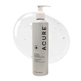 Acure | Shampoo Bonding fortalecedor, limpia suavemente mientras hidrata y suaviza el cabello seco, dañado o con color, con extracto de chía y aceite de aguacate, fórmula vegana sin sulfatos ni parabenos (236 ml)