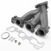 A-Premium Rear Engine Exhaust Manifold Kit W/Gasket & Studs &