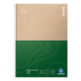 share College Pad A4 Squared - Writing Pad Donates a Lesson for a School Child - Blue Angel Certified Pad Made from 100% Recycled Paper - 80 g/m²