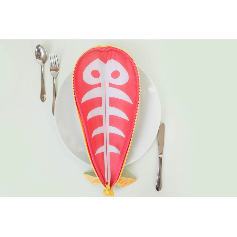 Gift Republic, Polyester, Multi, Fish Pencil Case