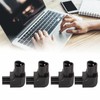 4PCS IEC320 C6 to IEC320 C5 Power Adapter Plug and