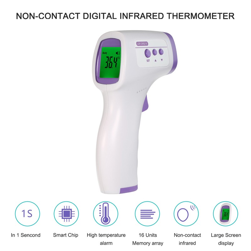 Non-contact Digital Infrared Forehead Thermometer Temperature Measurement for Kids Children