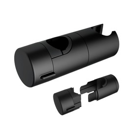 JOHO Hand Shower Holder Adjustable Shower Holder for Shower Columns Shower Rail with a Diameter of 22-24 mm Black