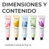 Bioaqua Set 5 Cremas De Manos Reparadora 75 g, Aromas
