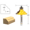 YONICO Router Bits Edge Forming Double Roundover 1/2-Inch 1/4-Inch Shank
