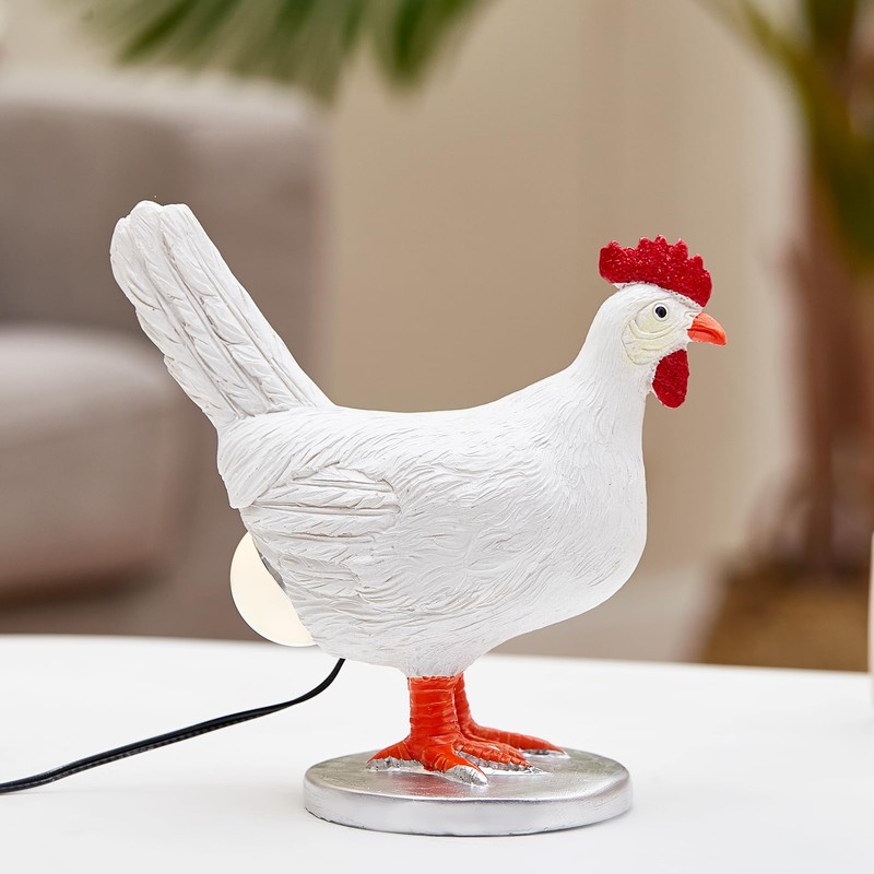 LUOYF Funny Chicken Egg Lamp with Egg in Butt Chicken