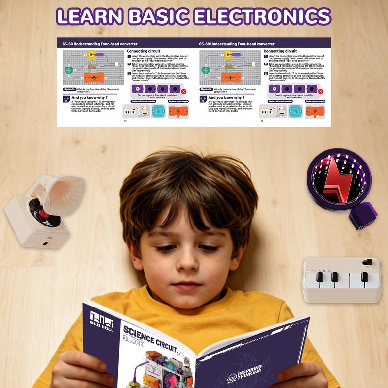 Dollox Science Kits for Kids, Electrical Circuit Exploration Kit with