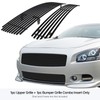APS Premium Stainless Steel SS Black Billet Grille Grill Insert