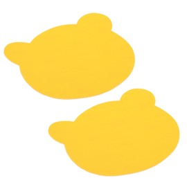 PATIKIL - Parche de reparación de piel, 2 unidades, 4 x 3.5 pulgadas, calcomanía de vinilo calcomanía para muebles, kit de reparación para sofás, sillas, taburetes, armarios, bolsas, color amarillo