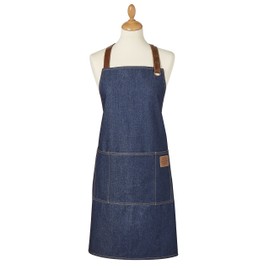 Cooksmart British Designed Kitchen Aprons For Women | 100% Cotton Kitchen Apron With Pockets | Modern Designed Cooking Aprons For Women Suitable For All Types Of Kitchens