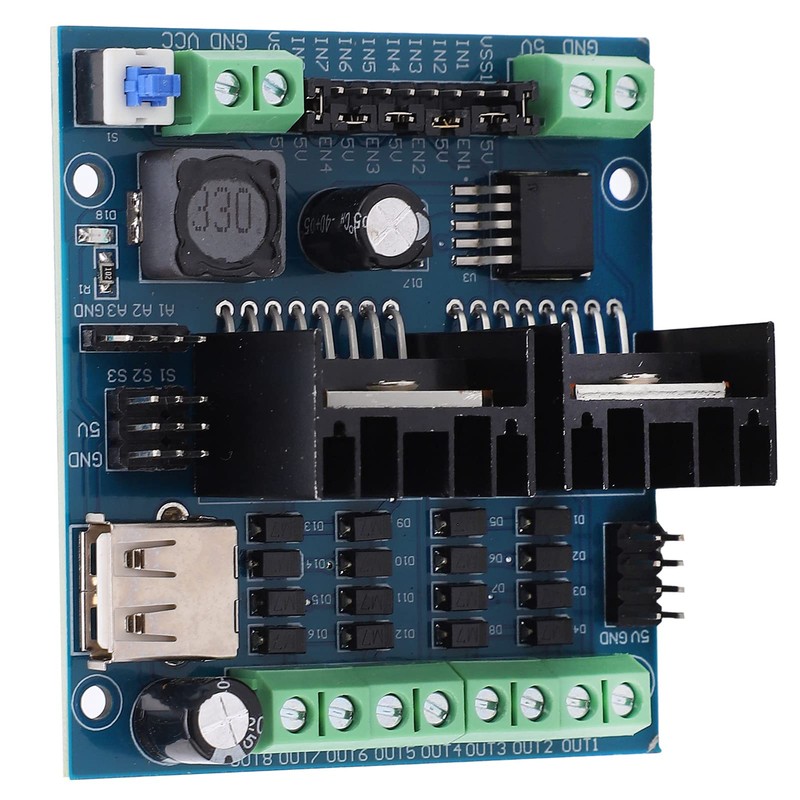 L298N Driver Module, 4-Channel Smart Auto Motor Driving Board Electronic