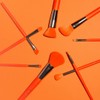 The Neon Orange 24 pc Brush Set.