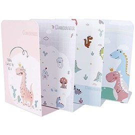 Zyners Bookends for Kids, Metal Bookends for Girls, Non-Skid Heavy Duty, Mermaid Cute Book Ends for Shelves Children(5.3 x 4 x 7.5 inches)