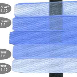 Fluid Acrylics by GOLDEN, Light Ultramarine Blue, 4 fl. oz. Bottle, Professional Acrylic Paint, Opaque