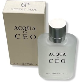 ACQUA for CEO by Secret Plus - Eau De Toilette Men's Daywear Cologne 3.4 Fl Oz - Aromatic Marine Nuances