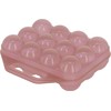 Kerbl Hobbyfarming Plastic Egg Storage for 12 Eggs - Rose