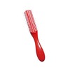 Tricoin Dusts Denman Brush Traditional Series D14 Red Single Hair Brush (x1)