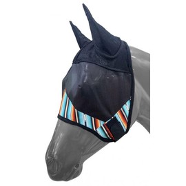 Showman Serape Southwest Print Fly Mask w/Ears (Large)
