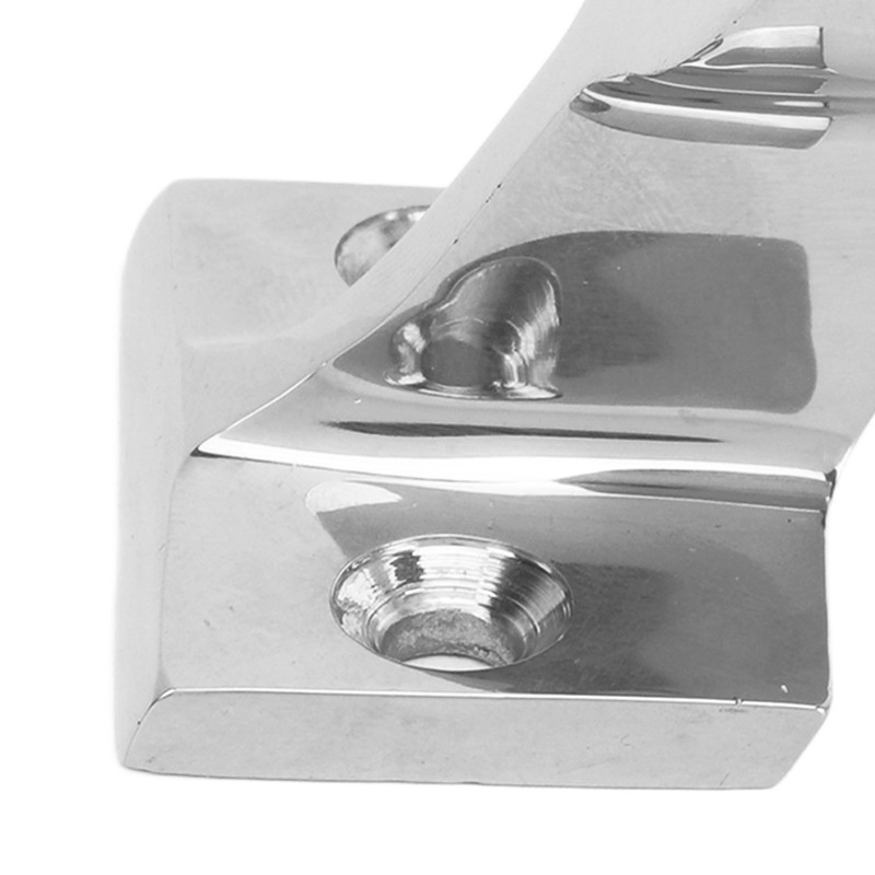 2PCS Stanchion Hand Rail Fitting 316 Stainless Steel Mirror Polishing