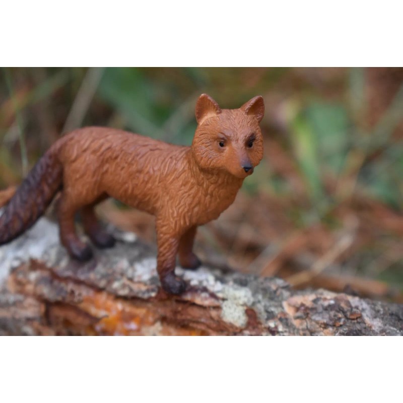 MOJO Fox, Red, Plastic Animal, Educational, Toy, Kids, Realistic Figure,