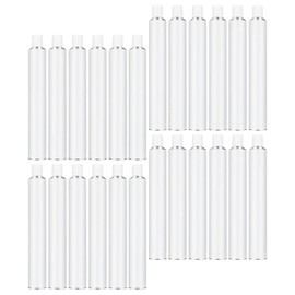 DIYEAH 24pcs Aluminum Empty Toothpaste Paint Tubes with Hexagonal Cap, Empty Paint Tubes Aluminum Paint Tubes