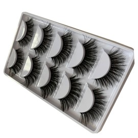 FOMIYES Cosmetic Tool Set 10 Pairs 3d False Eyelashes Handmade Simulation Lashes Natural Look for Women