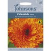 Johnsons 10077 Flower Seeds, Calendula Neon, Orange