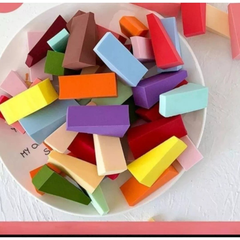 Dbmb 3 Pack De Quesitos Maquillaje Esponjas Triangulares Colores
