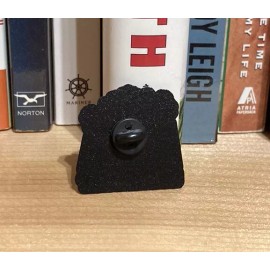 Booktrovert Book Enamel Lapel Hat Pin Bibliophile Book Lover