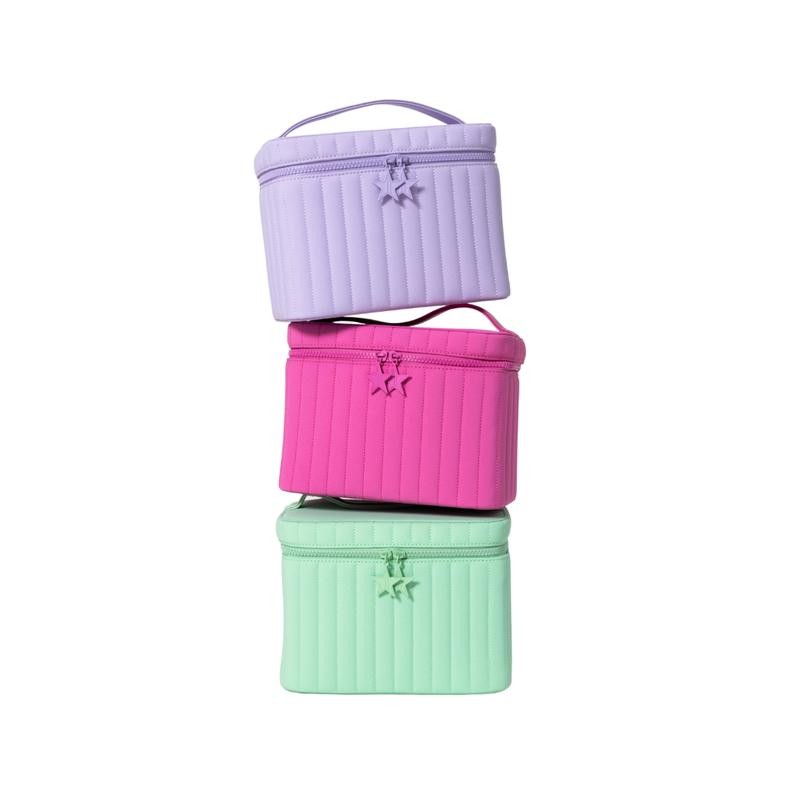 Quilted Travel Bags:_Mint