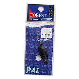 フォレスト(FOREST) ルアー パル2.5g 23 マットブラック(青ラメ) スプーン
