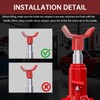 ForoGore Red Bottle Jack Adapter for 12t Jack Heavy Duty