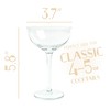 Vintage Crystal Champagne Coupe Glasses | Set of 4 |