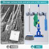 Adhafera Broom Holder Wall Mounted, Mop Holder Tidy Organizer, Mop