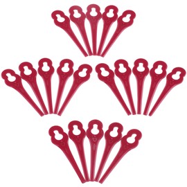 VonHaus 20pcs Plastic Grass Trimmer Blades – Lawn Cutter Replacement Blades – Universal Fit, Easy Clip on Design, Strong Nylon Plastic – Pack of 20 Blades