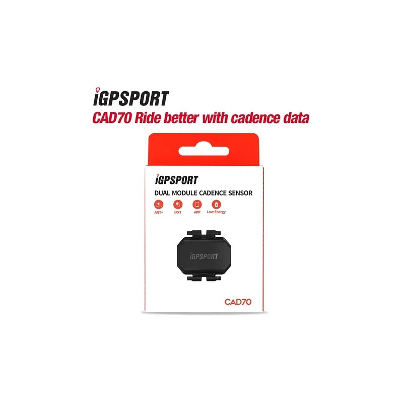 Velocímetro Con Sensor De Velocidad Igpsport Cad70 Y Spd70