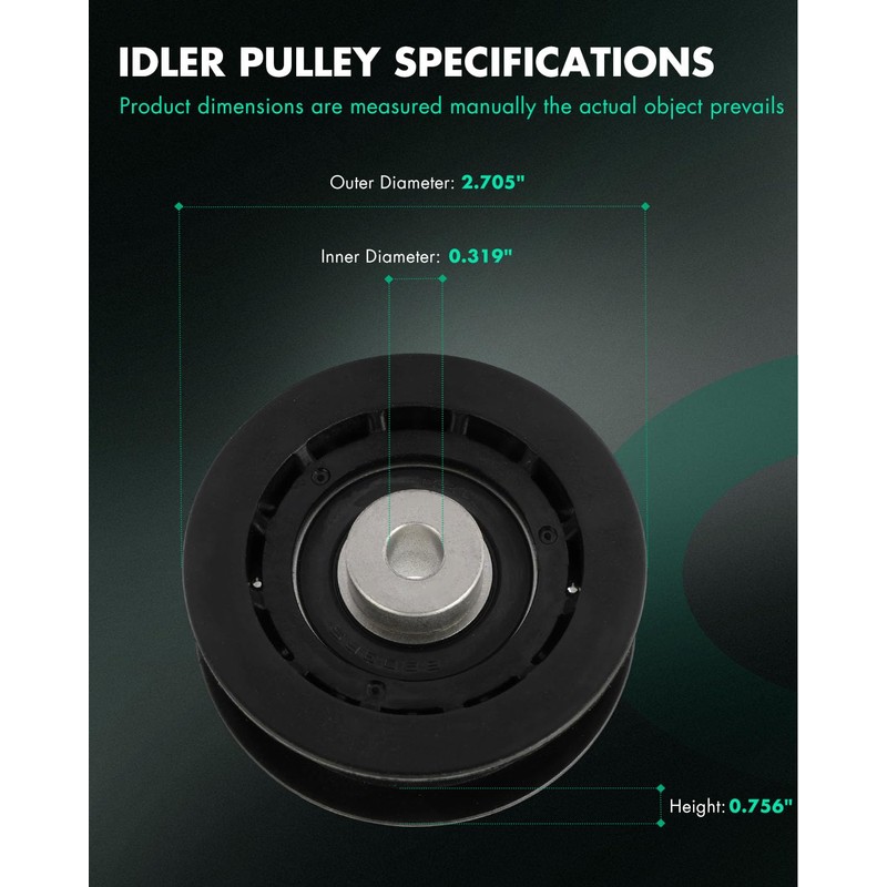 SCITOO Lawn Mower Idler Pulley Fits for Toro for EXMARK