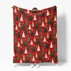 Horaldaily Christmas Flannel Blanket Throw, Christmas Red Tree Soft Fuzzy