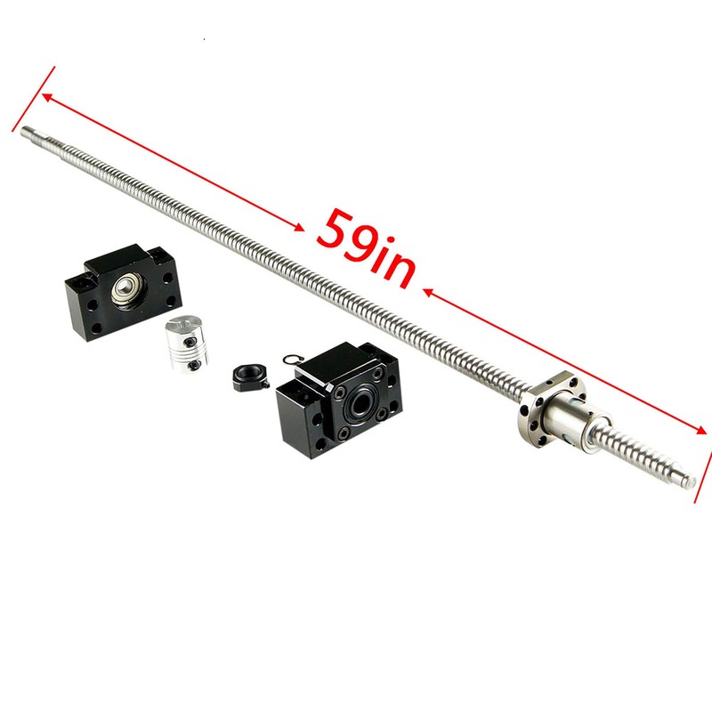 CHUANGNENG Ball Screw CNC Parts SFU1605 RM1605 16mm 1500mm with