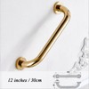 Inchant Solid Brass Grab Bar Bathroom Golden Hand Rail Shower