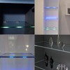 AIBOO LED Glass Shelf Lighting Kit for Glass Edge Back