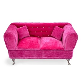 Yikko 1/6 Sofa Cushions for Dollhouse Living Room or Bedroom Decor, 12inch Dolls Accessories, Furniture for Blythe-Doll, Gift for Girls and Women Jewelry Box(A57-392)