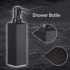 200ml Square Shower Bottle 304 Stainless Steel Shampoo Hand Soap