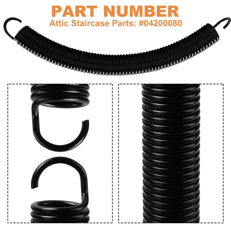 04200080 Attic Ladder Springs Replacement for Century Attic Ladders Total