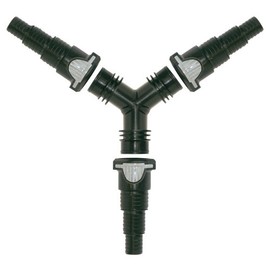 Laguna Y-Connector with Click-Fit Couplers, 3 at 1-1/2-Inch length