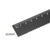 sourcing map 3pcs Straight Ruler 15cm Metric Aluminum Alloy Ruler