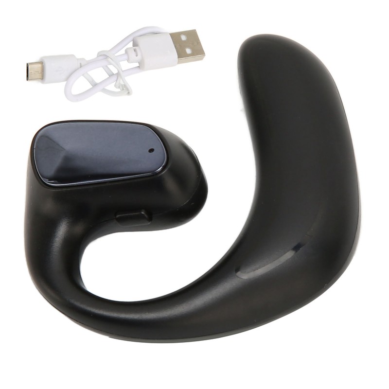 Bluetooth Earpiece Noise Cancellation Right Ear Single Bluetooth Headset for